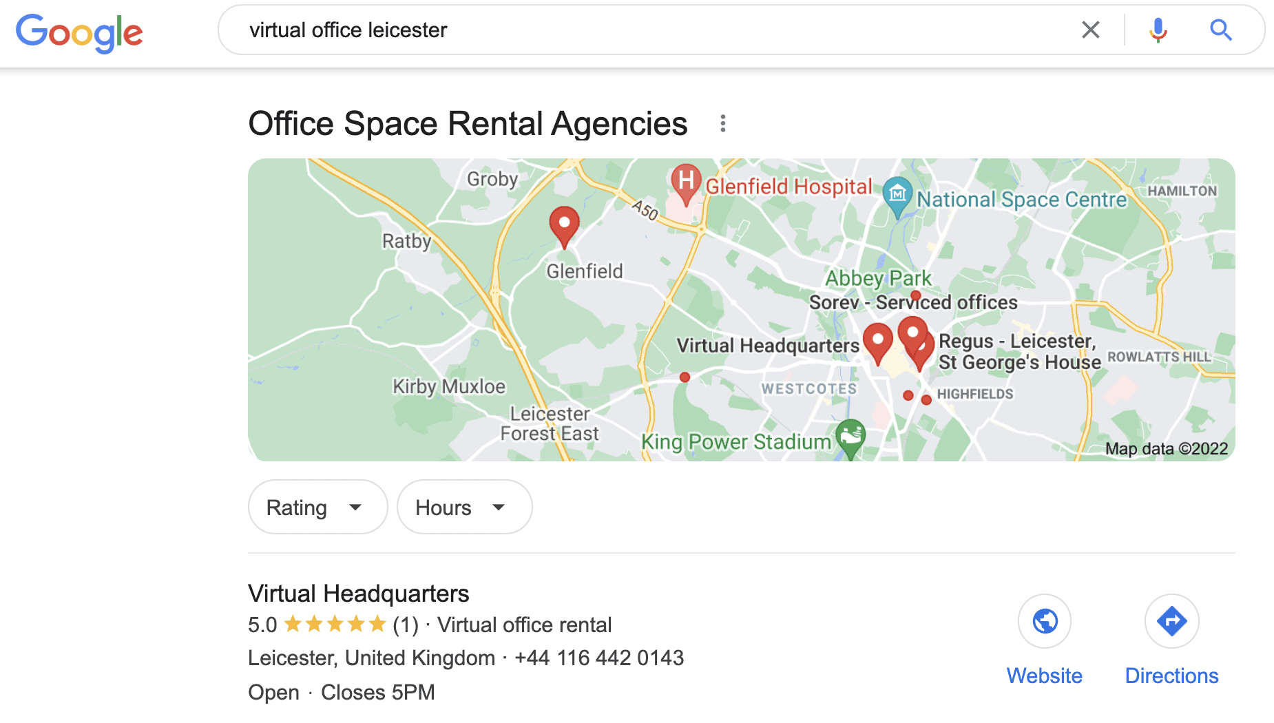 Virtual Office Leicester search results