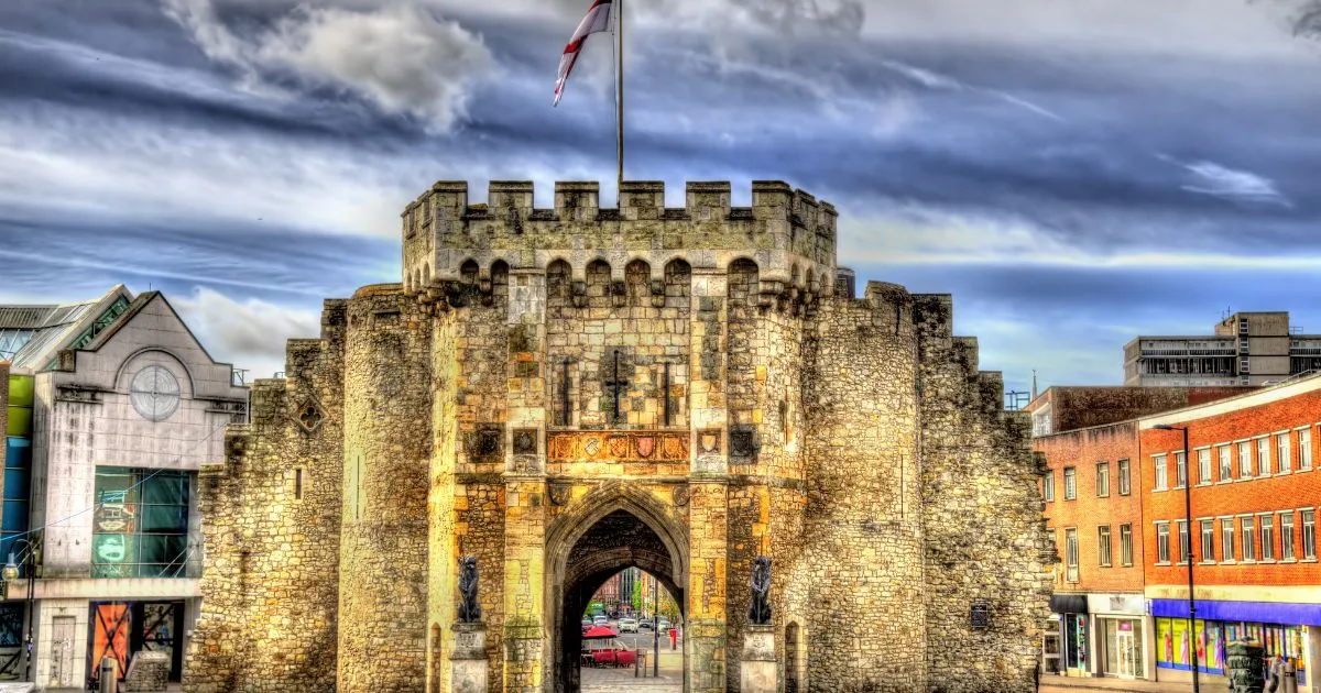 Visit the medieval gatehouse at Bargate.