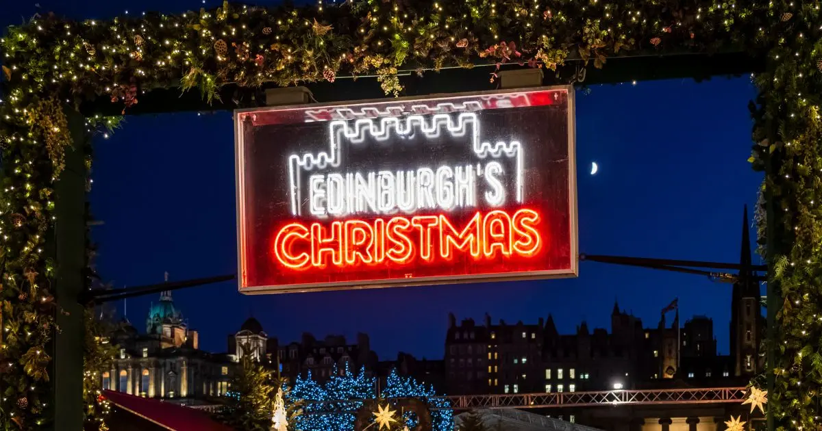 christmas lights edinburgh