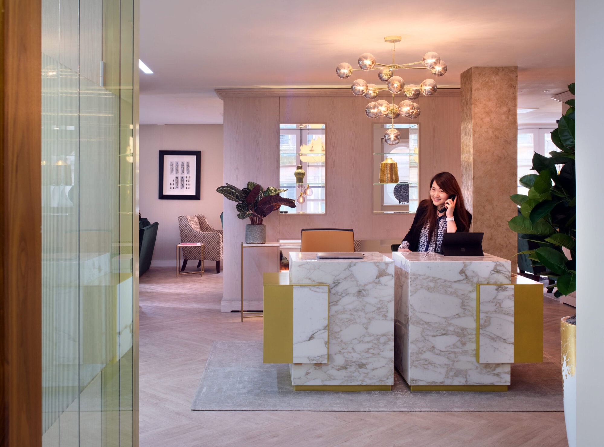 13 Hanover Square Virtual Office_Reception Area_Virtual HQ