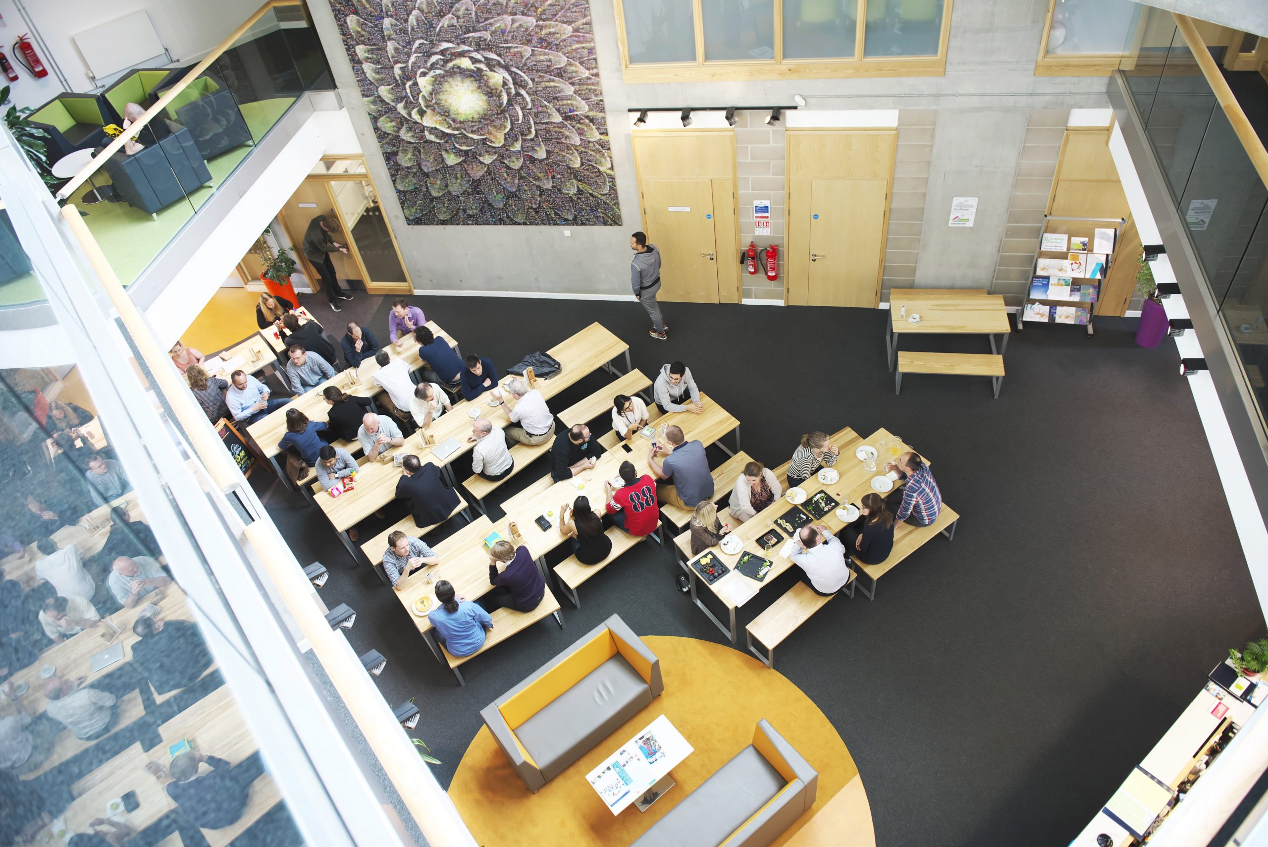 Centre atrium - birds eye view