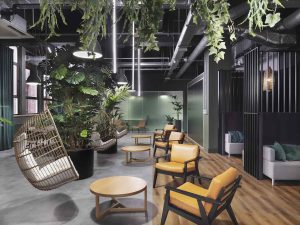 The coworking space at Paris Garden in Southwark, one of the best virtual addresses in London.